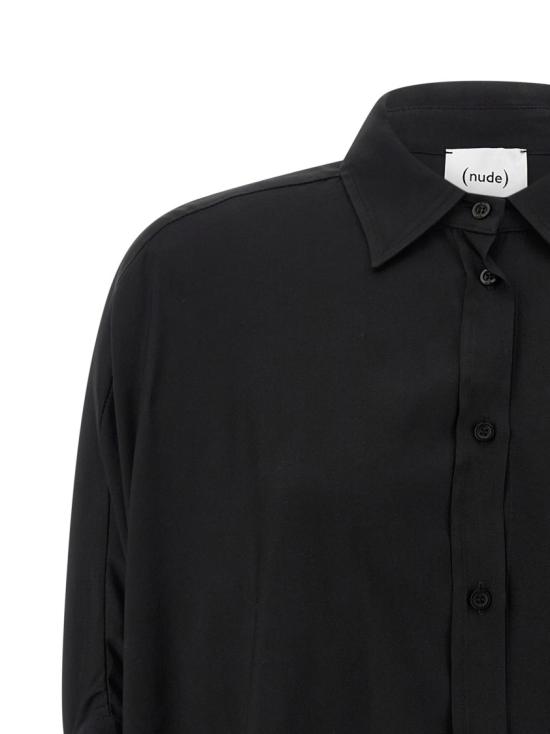 26SS 누드 블라우스 1103E2641309 Black - NUDE