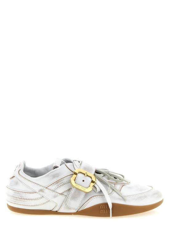 26SS 미우미우 스니커즈 5E549EFA0053F33F0009 White