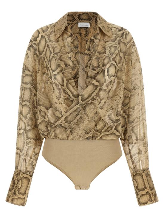 26SS 안다마네 블라우스 T190929BTNP264NATURALPYTHON Neutrals