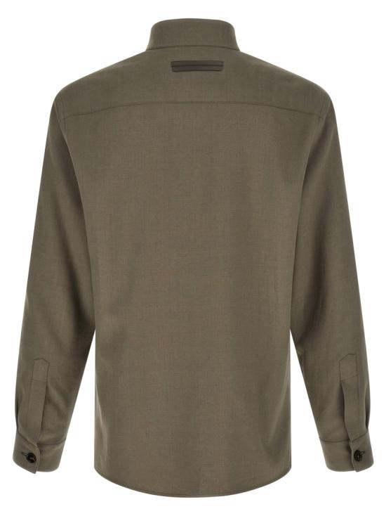 26SS 에르메네질도제냐 셔츠 UHV71A3SOT54252 Grey - ERMENEGILDO ZEGNA