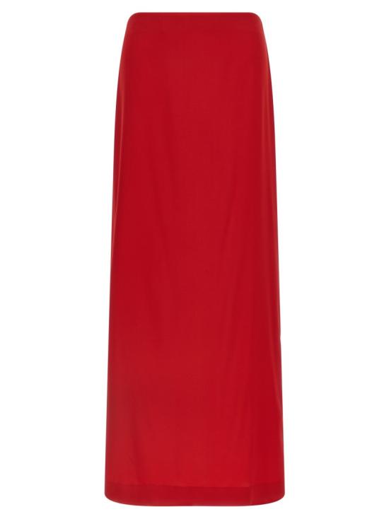 26SS 아르마리움 롱 스커트 ARMTMSK17SE09023RED Red