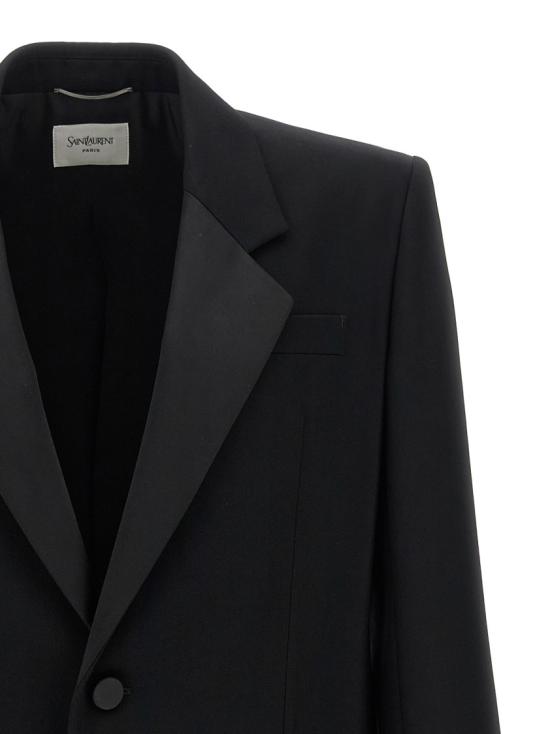 26SS 생로랑 자켓 859869Y7E631000 Black - SAINT LAURENT