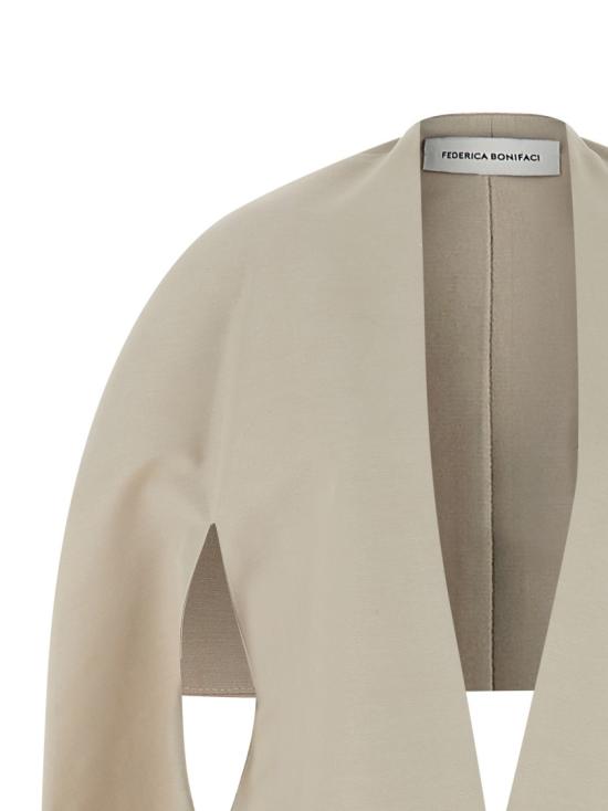 26SS 페데리카 보니파치 코트 KA070GREY Neutrals - FEDERICA BONIFACI