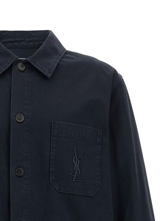 26SS 생로랑 셔츠 861004Y04VD5109 Black - SAINT LAURENT