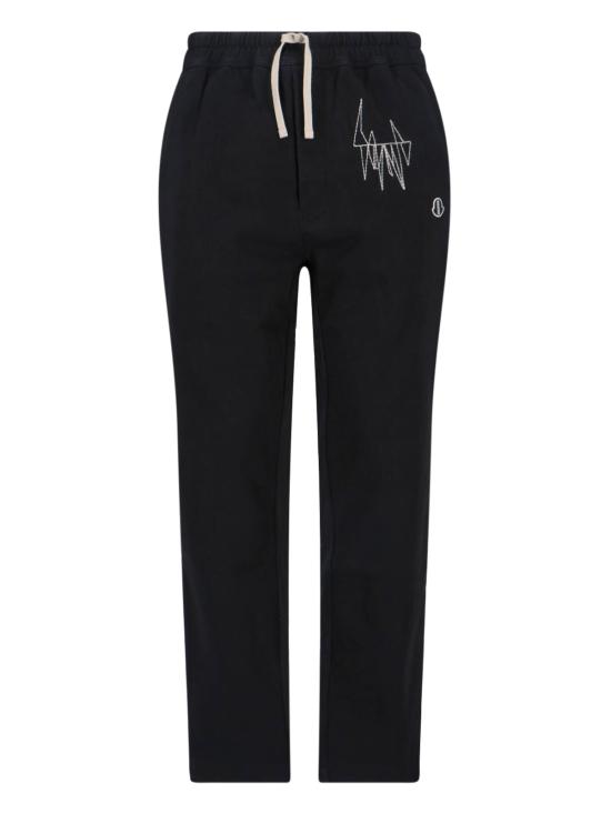 26SS 릭오웬스 몽클레어 스트레이트 팬츠 MU01F8H04 89B7R 999 Black