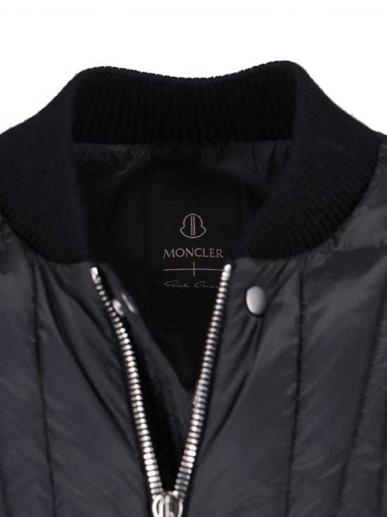 26SS 릭오웬스 몽클레어 자켓 MU01F1A01 M8113 999 Black - RICK OWENS MONCLER