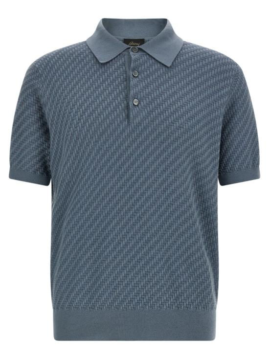 26SS 브리오니 폴로 티셔츠 UMR20OPAK224500 Grey