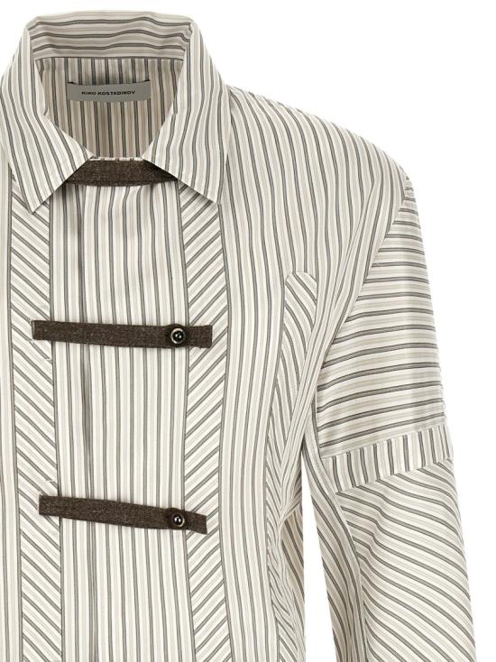 26SS 키코 코스타디노브 셔츠 KKSS26SH0167 Grey - KIKO KOSTADINOV