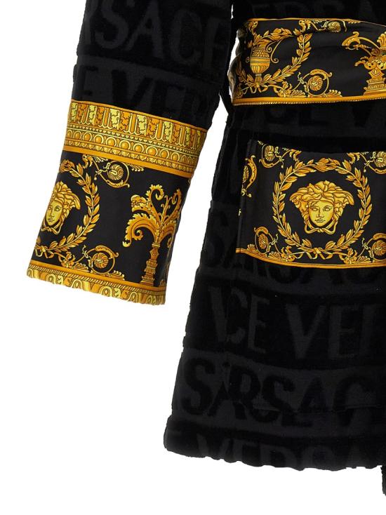 26SS 베르사체 라운지 웨어 ZACJ00019ZCOSP052Z4800 Black - VERSACE
