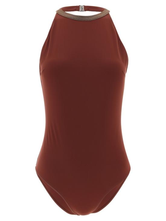 26SS 브루넬로 쿠치넬리 원피스 수영복 MQ965VS879C9093 Red