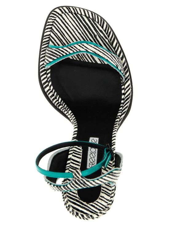  프리랜서 샌들 01M3KCBM016IBLANCNOIRTURQUOISE Grey - FREELANCE