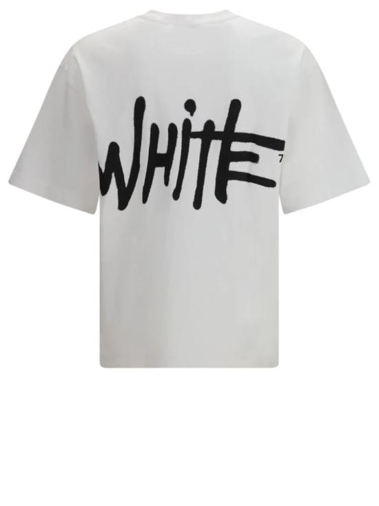 26SS 오프화이트 반팔 티셔츠 44MAA120S26J00L100 White - OFF WHITE