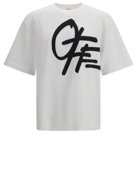 26SS 오프화이트 반팔 티셔츠 44MAA120S26J00L100 White