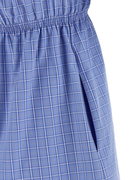 26SS 미우미우 숏 원피스 MF6225SOOO183AF0076 Blue - MIU MIU