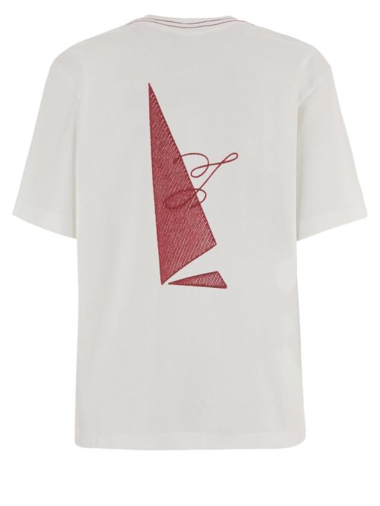 26SS 자크뮈스 반팔 티셔츠 TSU00320AJ002851NG White - JACQUEMUS