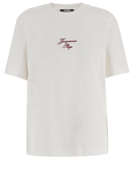 26SS 자크뮈스 반팔 티셔츠 TSU00320AJ002851NG White