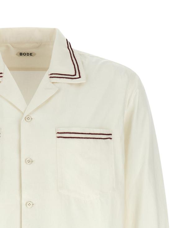 26SS 보디 셔츠 MRS26SH027WHITE Neutrals - BODE