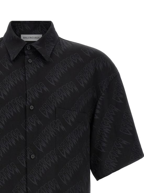 26SS 발렌시아가 셔츠 871407TUL021069 Black - BALENCIAGA
