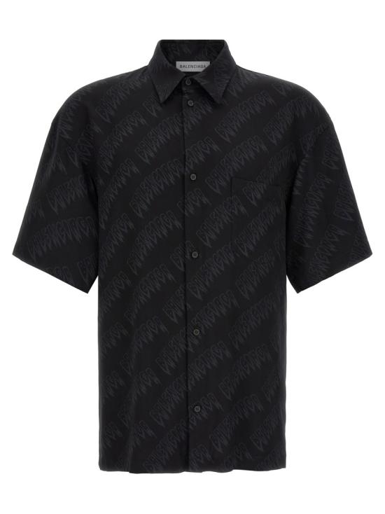 26SS 발렌시아가 셔츠 871407TUL021069 Black