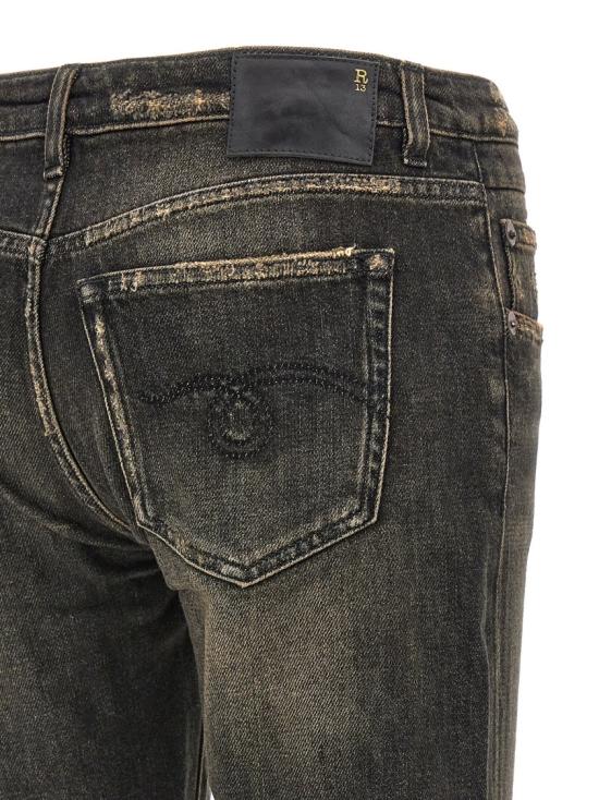 26SS 알13 데님 R13W0091D152AABBEYBLACK Black - R13