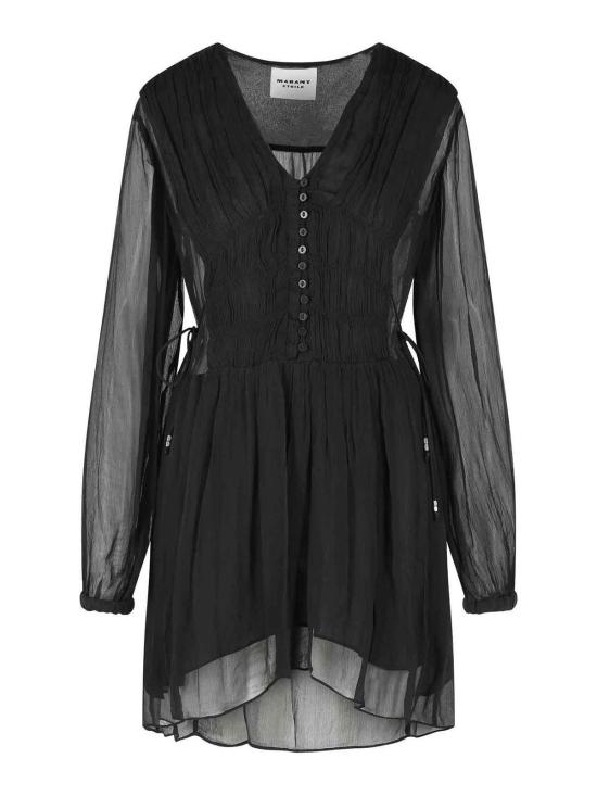 26SS 이자벨마랑 미디 원피스 RO0969FA D1J08E 01BK BLACK DOM