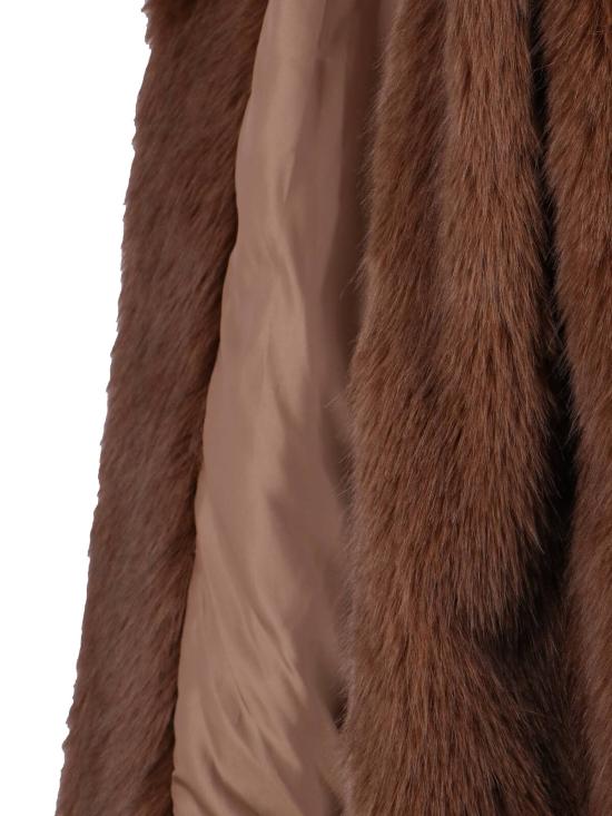 26SS 더프랭키샵 자켓 RAVELLO FAUX FUR ROBE COAT BROWN Brown - THE FRANKIE SHOP