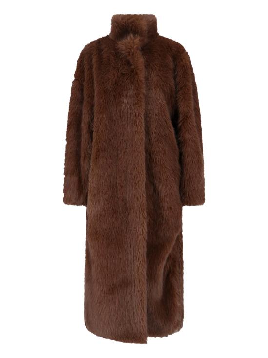 26SS 더프랭키샵 자켓 RAVELLO FAUX FUR ROBE COAT BROWN Brown