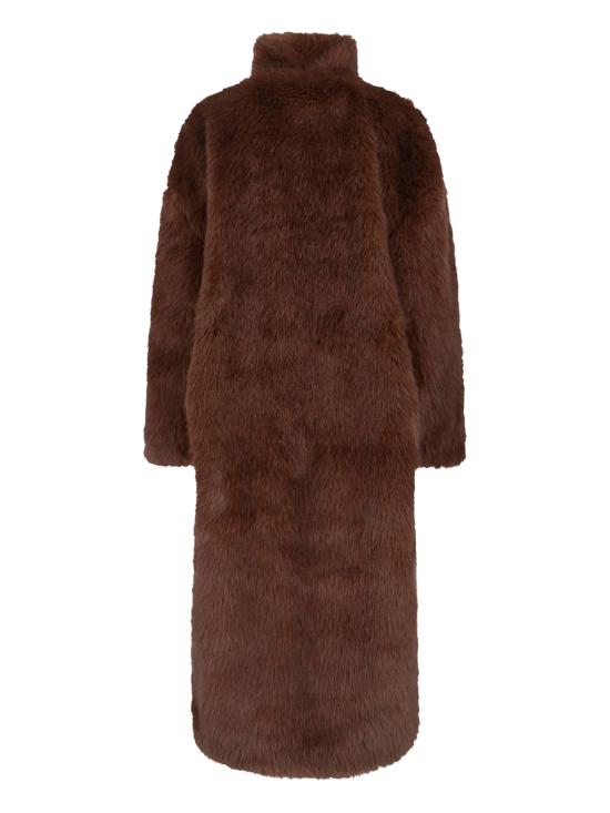 26SS 더프랭키샵 자켓 RAVELLO FAUX FUR ROBE COAT BROWN Brown - THE FRANKIE SHOP