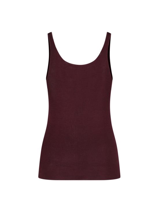 26SS 더프랭키샵 긴팔 티셔츠 RIVO KNIT TANK TOP BURGUNDY Red - THE FRANKIE SHOP