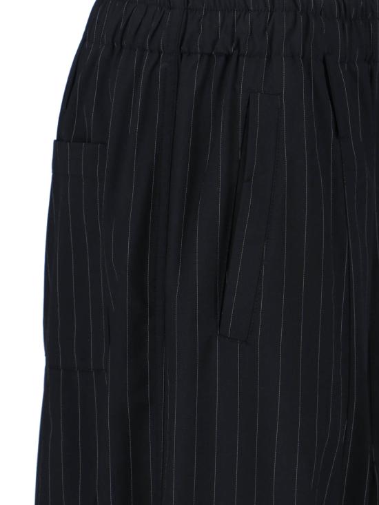 26SS 더프랭키샵 스트레이트 팬츠 OAKDALE TRACK PANTS BLACK WHITE PINSTRIPE Black - THE FRANKIE SHOP