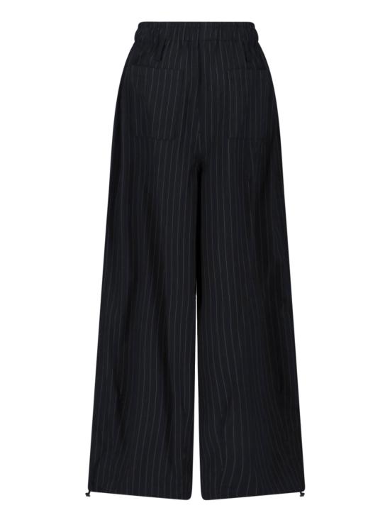 26SS 더프랭키샵 스트레이트 팬츠 OAKDALE TRACK PANTS BLACK WHITE PINSTRIPE Black - THE FRANKIE SHOP