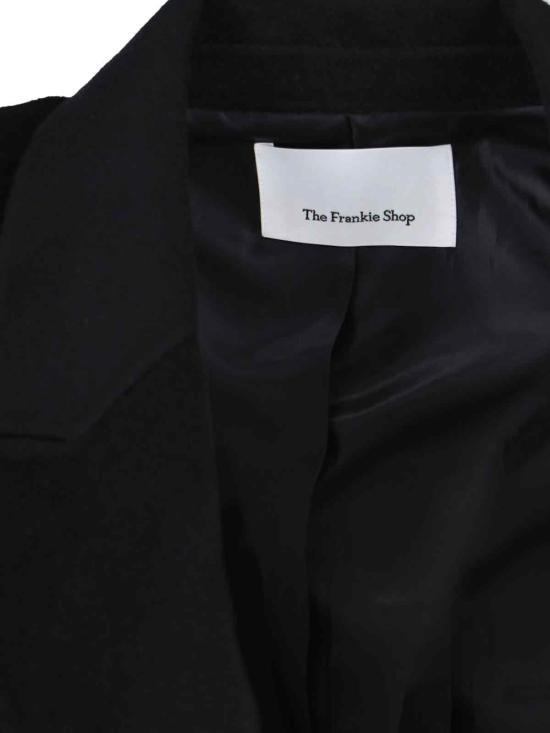 26SS 더프랭키샵 GAIA 가이아 더블 브레스티드 코트 GAIA DOUBLE BREASTED COAT BLACK Black - THE FRANKIE SHOP