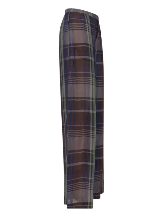 26SS 더프랭키샵 수트 팬츠 BAXTER SHEER FLUID TRACK PANTS NAVY TARTAN MultiColour - THE FRANKIE SHOP
