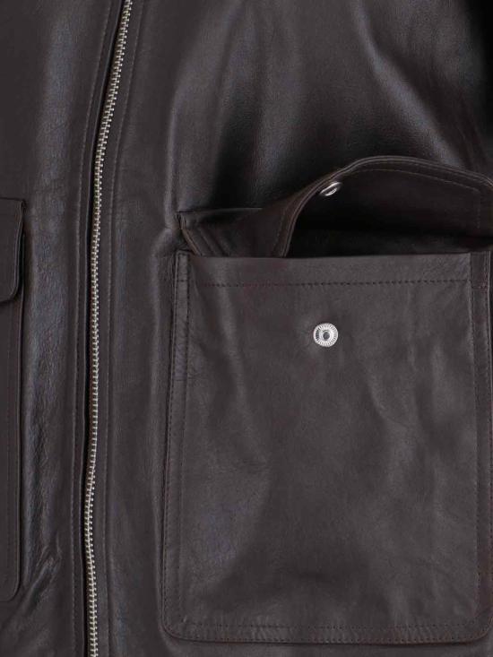 26SS 더프랭키샵 자켓 VIPER LEATHER JACKET BROWN Brown - THE FRANKIE SHOP