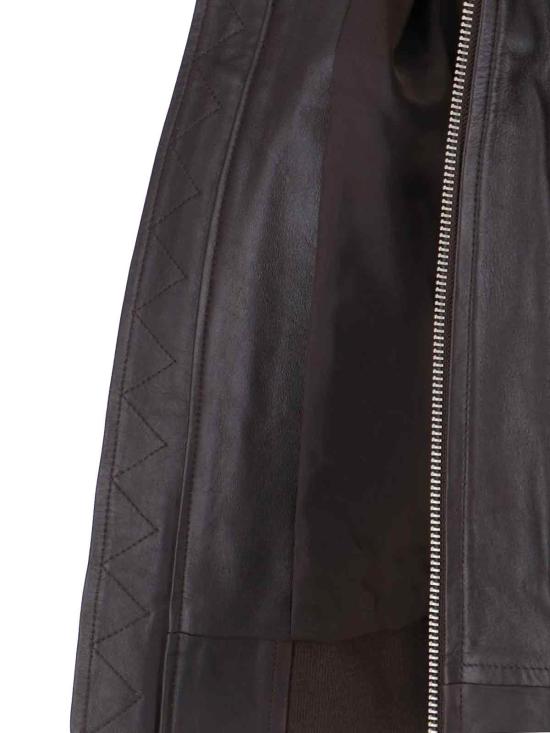 26SS 더프랭키샵 자켓 VIPER LEATHER JACKET BROWN Brown - THE FRANKIE SHOP