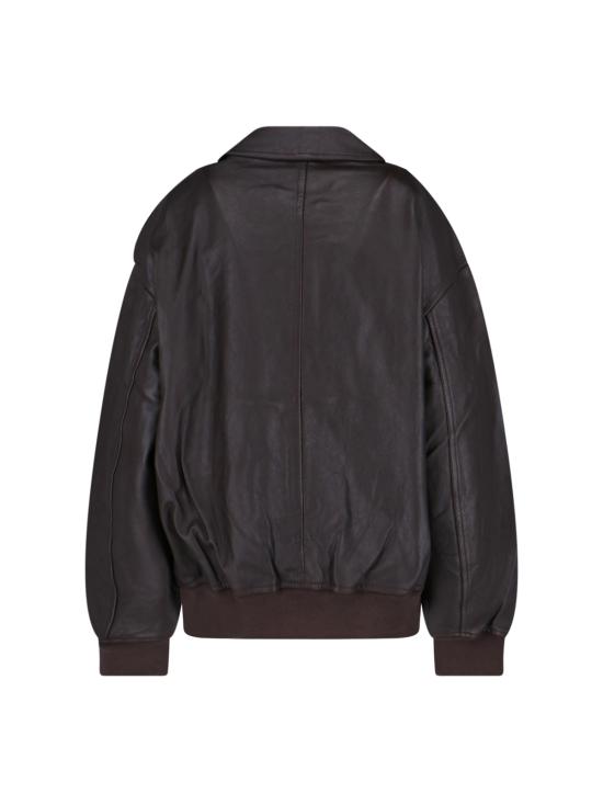 26SS 더프랭키샵 자켓 VIPER LEATHER JACKET BROWN Brown - THE FRANKIE SHOP
