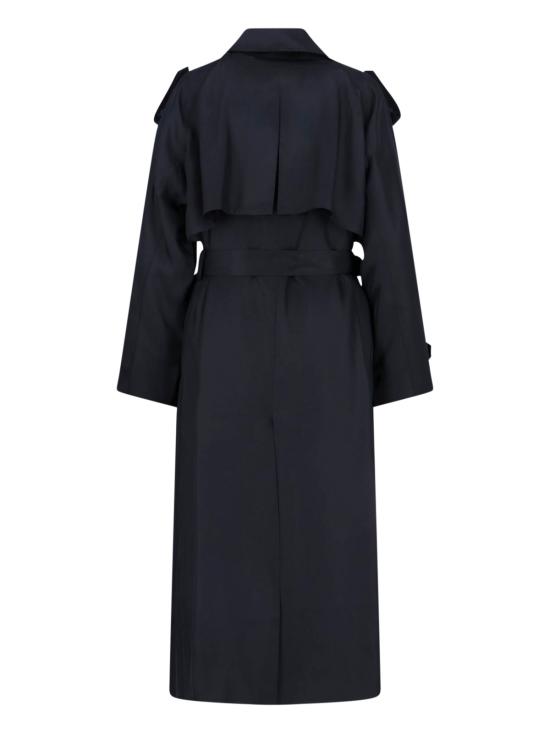 26SS 더프랭키샵 자켓 VEYRON FLUID TWILL TRENCH BLACK Black - THE FRANKIE SHOP