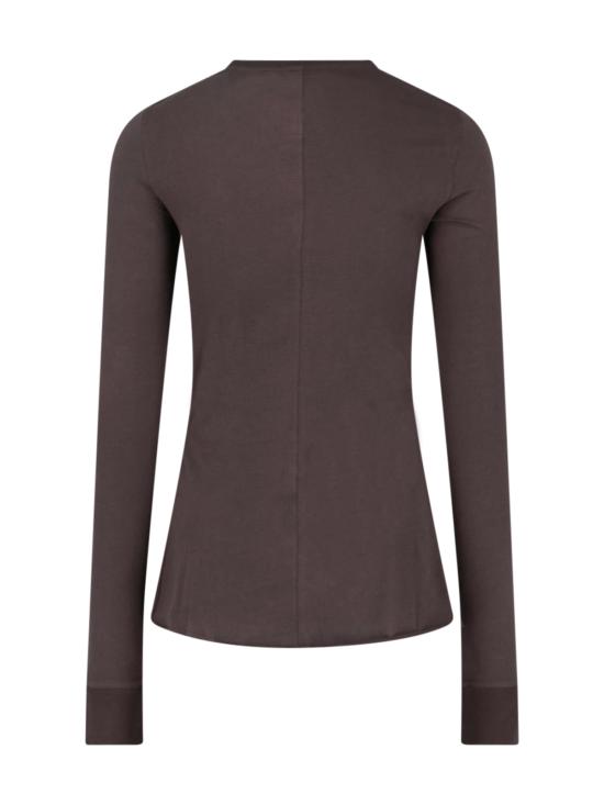 26SS 릭오웬스 몽클레어 스웨터 MU01F8D01 89AHD 256 Brown - RICK OWENS MONCLER