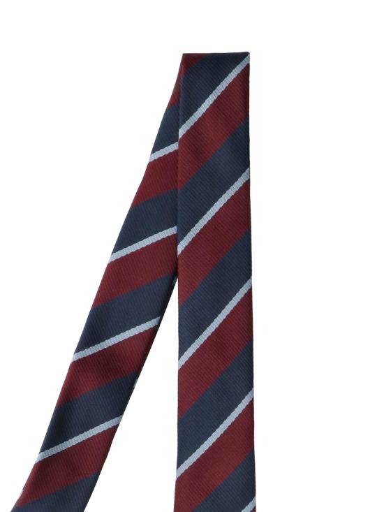 26SS 더프랭키샵 넥타이 LENE STRIPED TIE BURGUNDY Red - THE FRANKIE SHOP