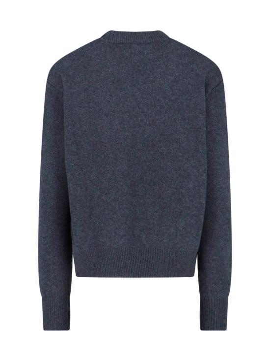 26SS 더프랭키샵 스웨터 RAFAELA PADDED KNIT SWEATER DARK GREY MELANGE Grey - THE FRANKIE SHOP