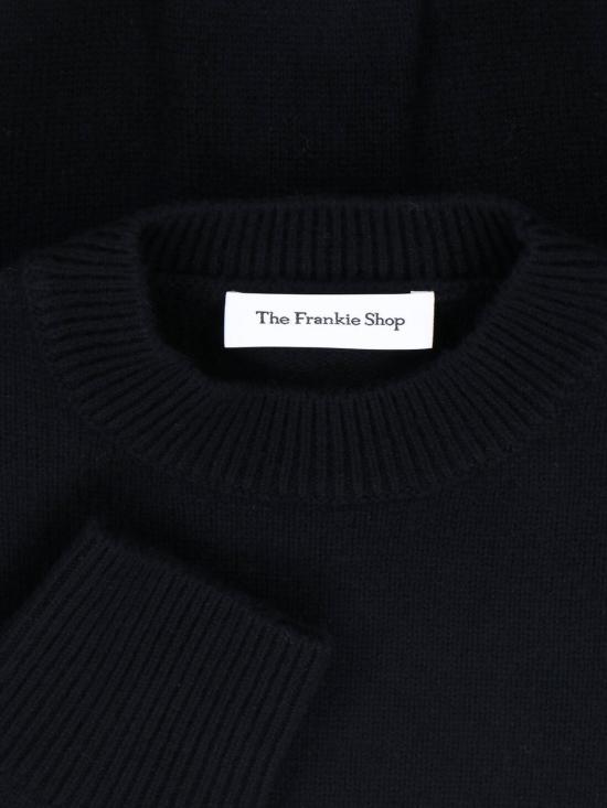 26SS 더프랭키샵 스웨터 RAFAELA PADDED KNIT SWEATER BLACK Black - THE FRANKIE SHOP