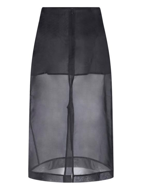 26SS 더프랭키샵 미디 스커트 PERI SHEER MIDI SKIRT BLACK Black - THE FRANKIE SHOP