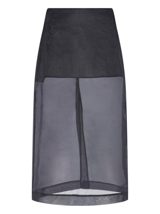 26SS 더프랭키샵 미디 스커트 PERI SHEER MIDI SKIRT BLACK Black