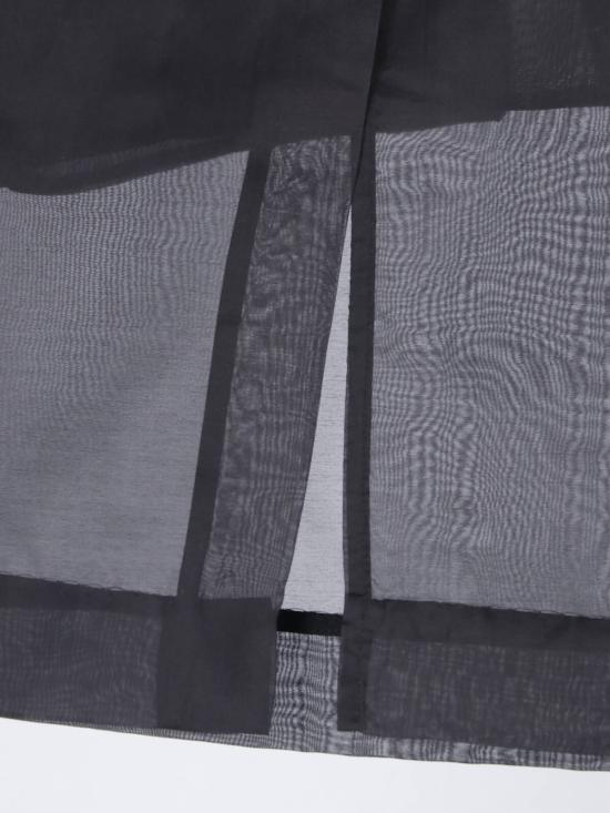 26SS 더프랭키샵 미디 스커트 PERI SHEER MIDI SKIRT BLACK Black - THE FRANKIE SHOP