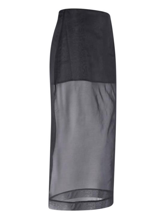 26SS 더프랭키샵 미디 스커트 PERI SHEER MIDI SKIRT BLACK Black - THE FRANKIE SHOP