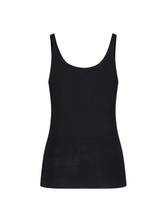 26SS 더프랭키샵 긴팔 티셔츠 RIVO KNIT TANK TOP BLACK Black - THE FRANKIE SHOP