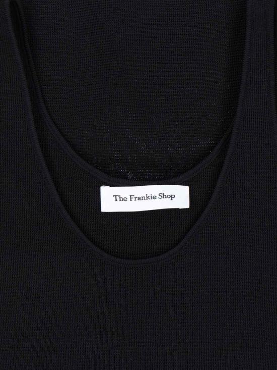 26SS 더프랭키샵 긴팔 티셔츠 RIVO KNIT TANK TOP BLACK Black - THE FRANKIE SHOP