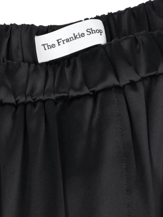 26SS 더프랭키샵 수트 팬츠 DELNY SATIN CARGO PANTS BLACK Black - THE FRANKIE SHOP