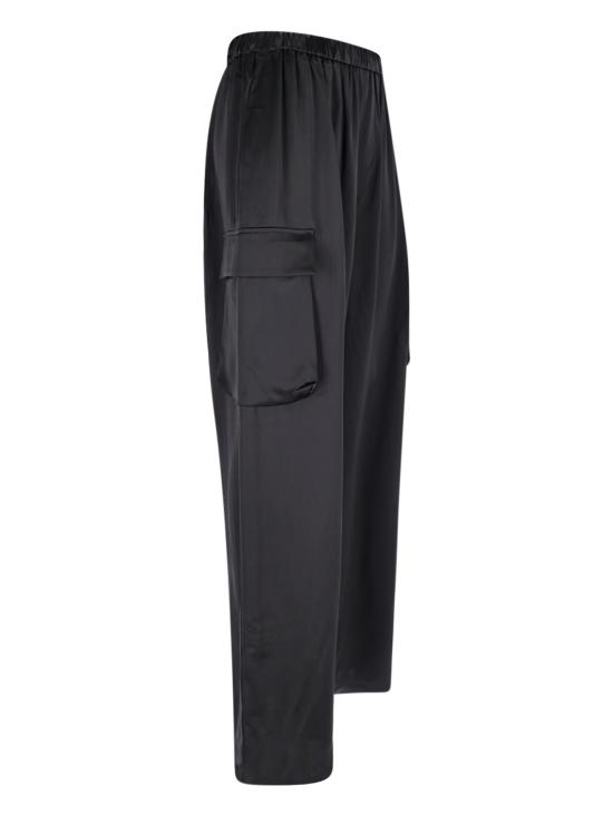 26SS 더프랭키샵 수트 팬츠 DELNY SATIN CARGO PANTS BLACK Black - THE FRANKIE SHOP