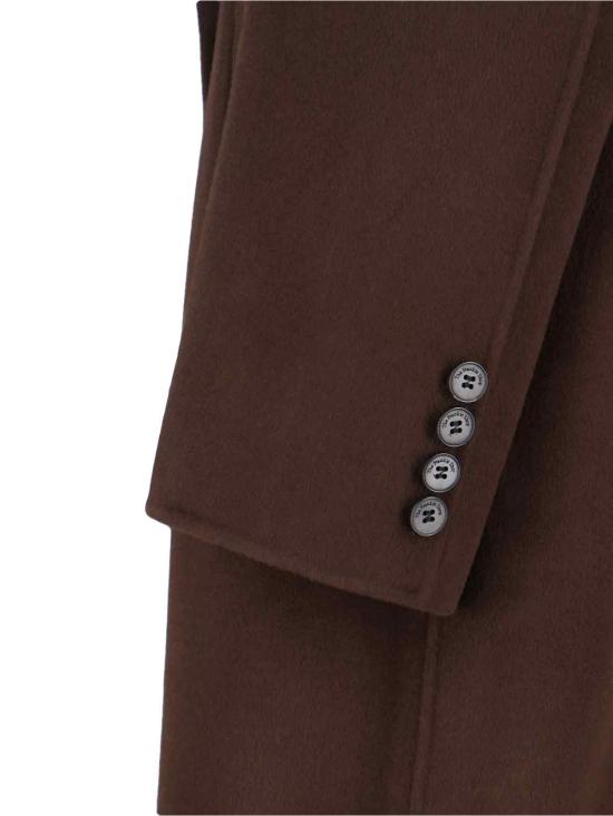 26SS 더프랭키샵 GAIA 가이아 더블 브레스티드 코트 GAIA DOUBLE BREASTED COAT DARK BROWN Brown - THE FRANKIE SHOP